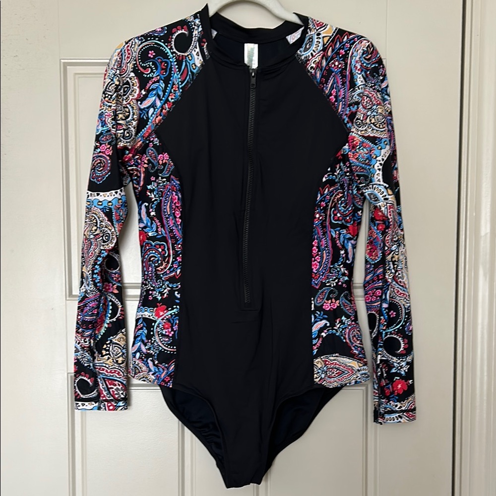 Sea Level Bohemia Long Sleeve One Piece 10